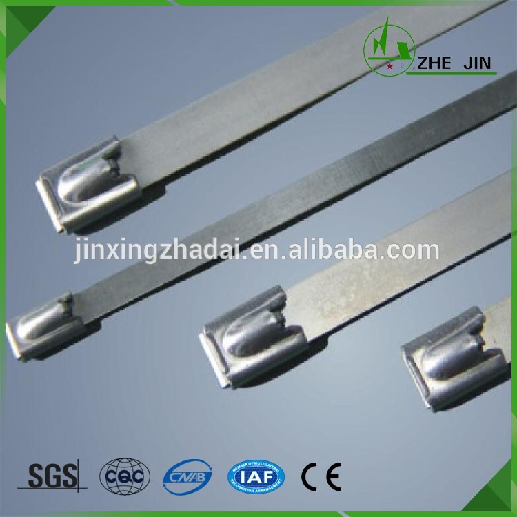 Zhe Jin China Manufacturers High Quality Originality Self Locking Plastic Stainless Steel Cable Tie