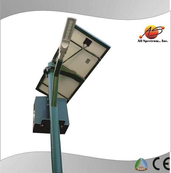 Ongoing project for park solar outdoor led street lighting