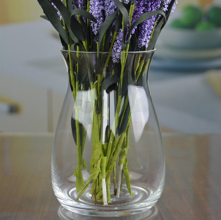 Clear glass vases decorative flower crystal vase