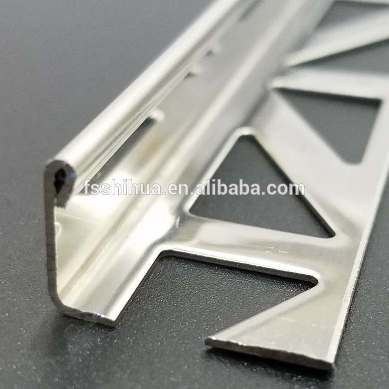 Stainless steel ceramic tile trim profile