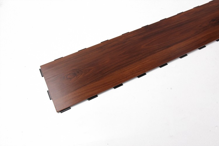 Export Products Wood Grain Interlocking Pvc Light Color Vinyl Flooring