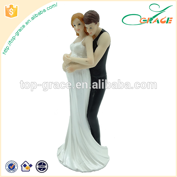 Wedding decoration resin pregnant woman for home decor mother sculpture