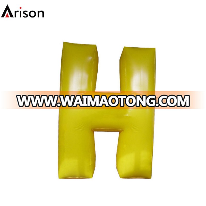 PVC inflatable letter "a"