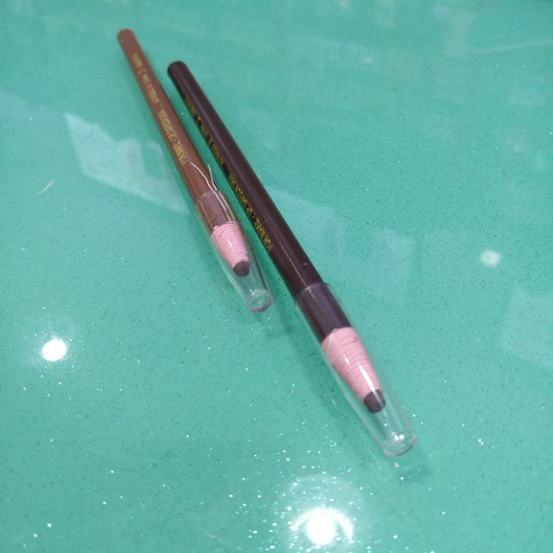 Brown sketch pencil eyebrow pencil for eyebrow makeup or microblading work