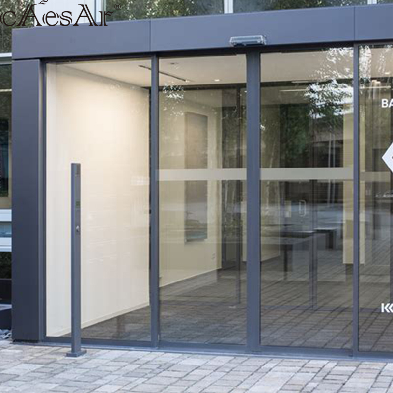 Caesar ES200 single leaf and double leaves &interior exterior glass  automatic doors