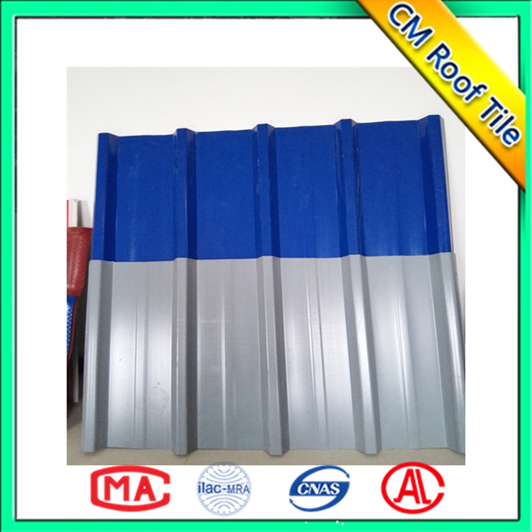 PVC colorful anti-corrosive asa T shape roofing sheet