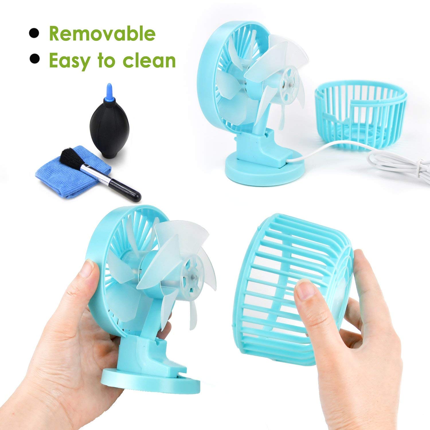 hot sale electric mini fan two left style