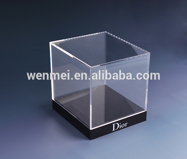 Custom Design acrylic Plexiglass Gift Box for baseball