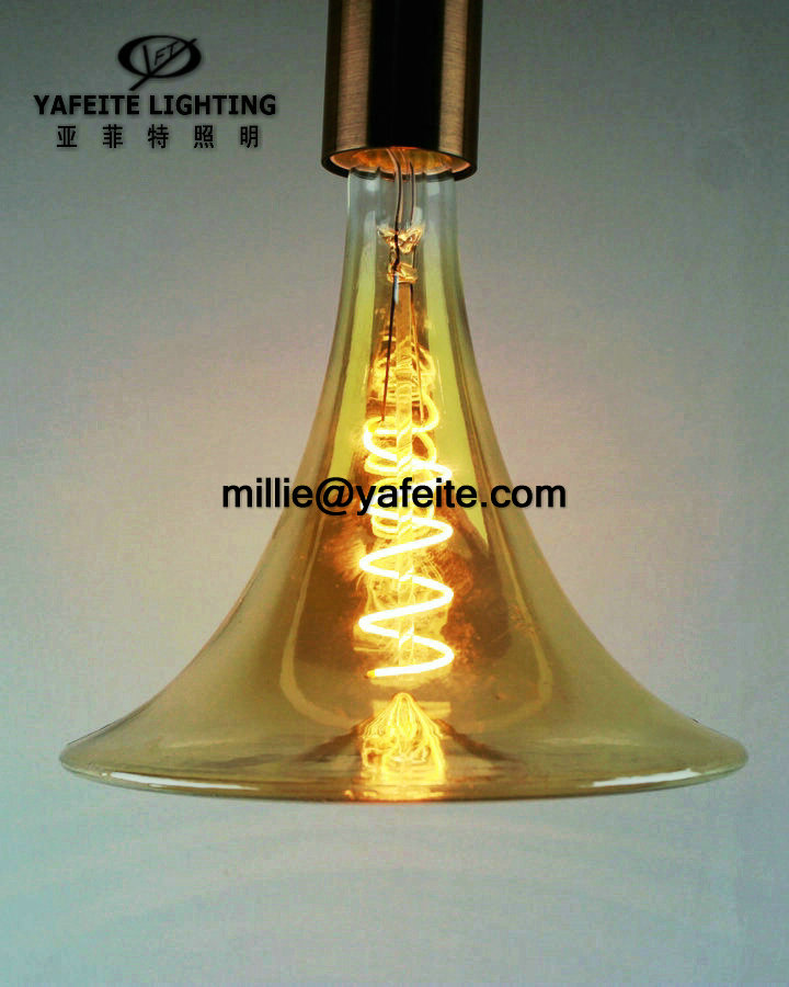 LED trumpet glass edison bulb dimmable 240V 4W6W8W energy saving table lamp bulb pendant lamp