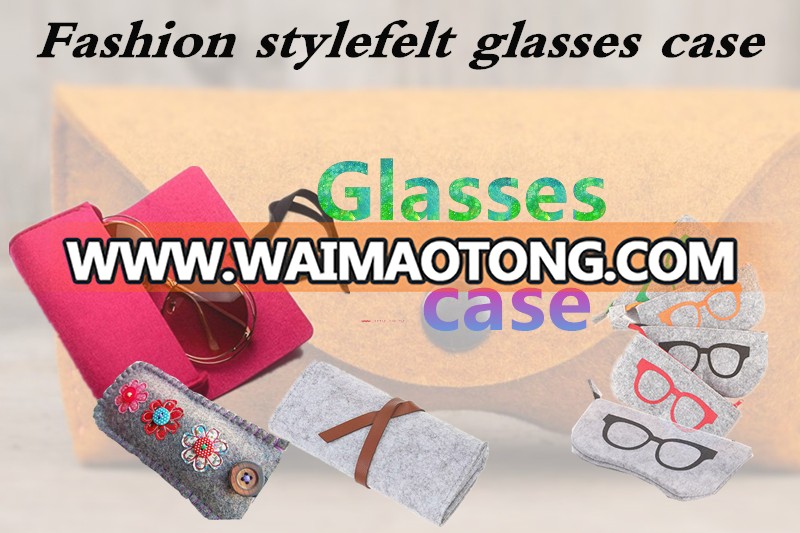 Multi Colors Felt Slip In Eyeglass Cases Sunglass  and Reading Glasses