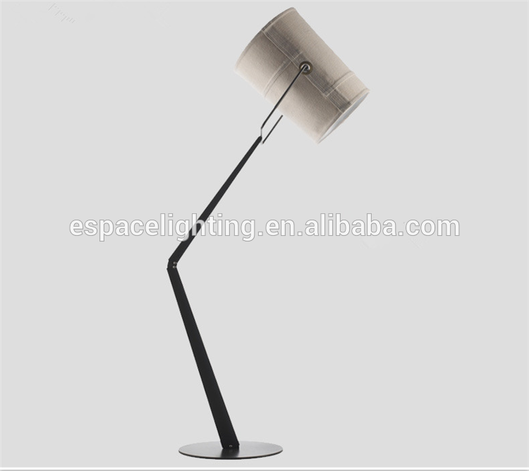 Replica Fabric shade designer arc floor lamp