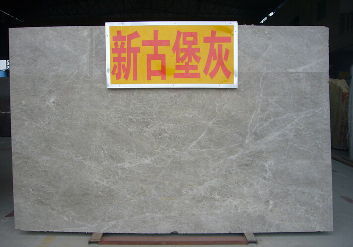 Hot selling castle grey stone marble slab for 36''x36'' polished marble tiles