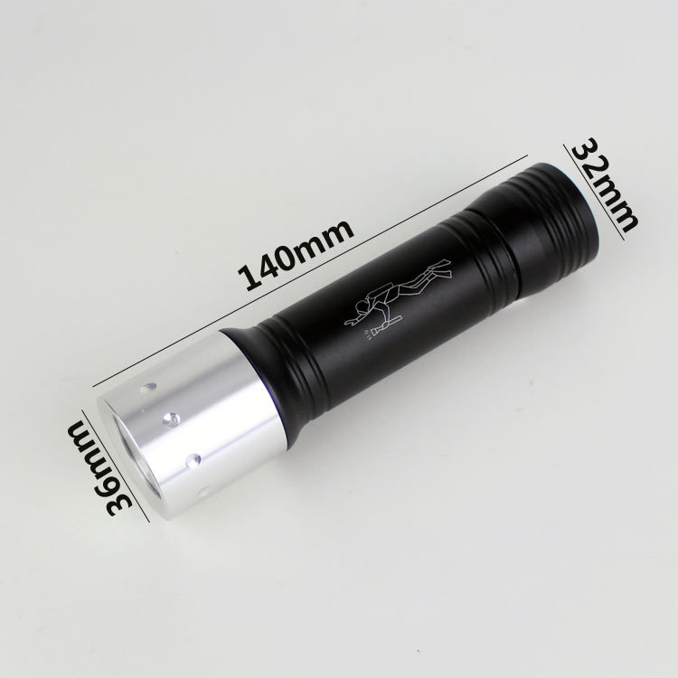 IPX7 Multi-function Waterproof T6 High Power Aluminum Underwater LED Torch Diving Flashlight