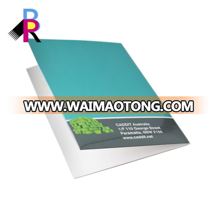 Packing Company File And Business Card Colorful Folder File With Pockets