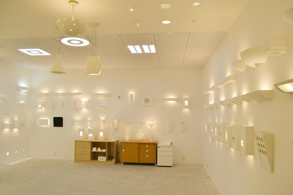 MS Artistic Star Gypsum Plaster Gesso Ceiling Lighting MR MAX 3X40W