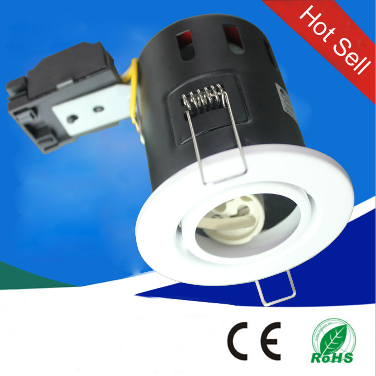 Die casting IP65 90min. flame proof GU10 fire rated downlight-directional fire rated downlights