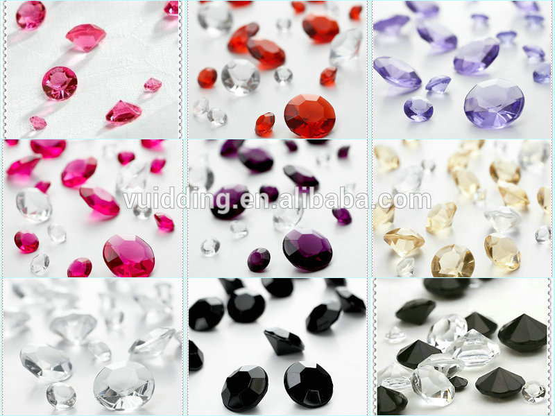 Clear Acrylic Diamond Bulk Confetti For Party Supply