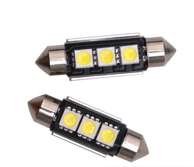 Car Refit Led Reading Light Aluminum Cooling Canbus Festoon 5050 3 Smd