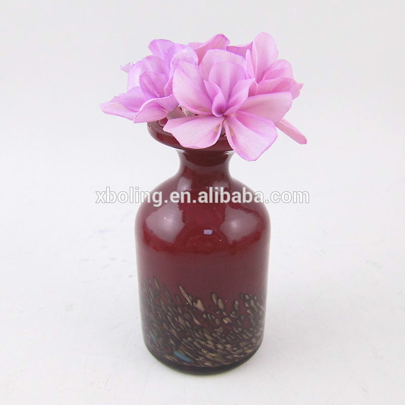 Lovely Flower Empty Oil Fragrance Glass Reed Diffuser Bottle Gift Set