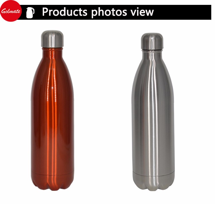 Wholesale oem custom logo vacuum thermos sports bottle