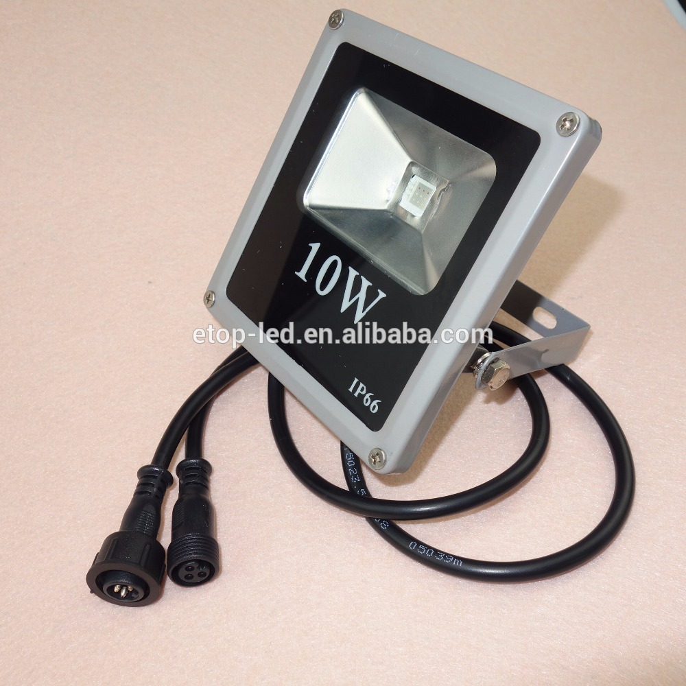 2019 NEW Style Smart 9W LED Flood Light WS2811 IP66 Waterproof with accessories and 13.5mm/18.5mm/xconnect connector