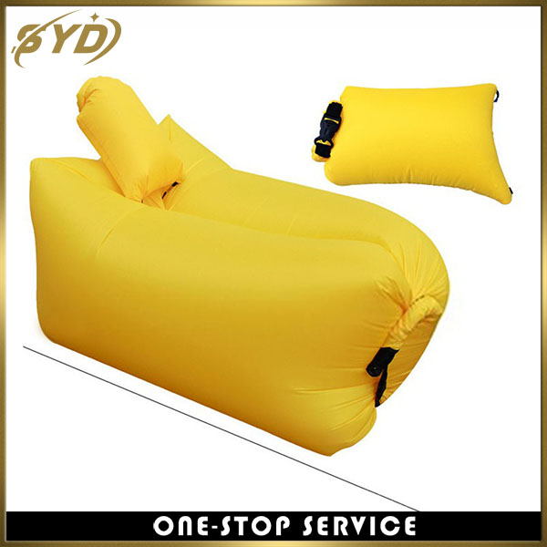 Short style outdoor air pillow sofa good quality inflatable sofa for sale