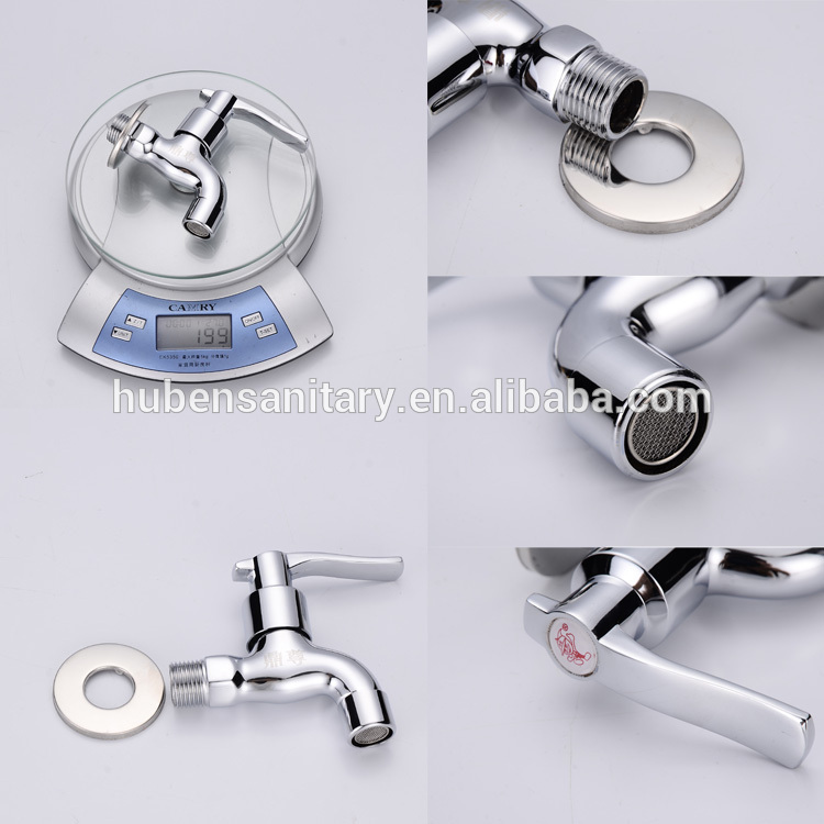 Wall mount washing machine mixer tap