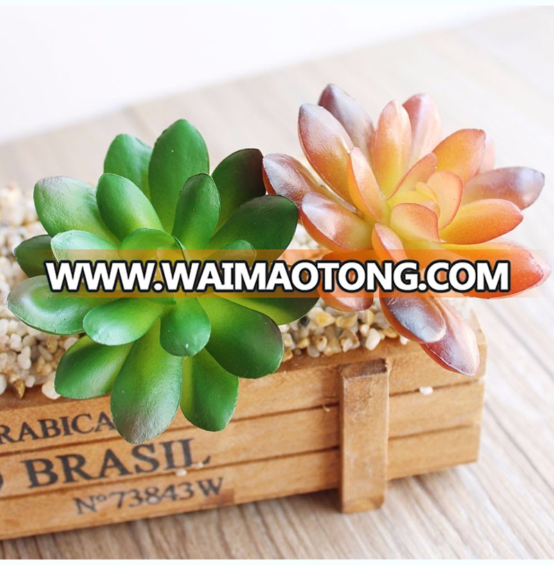 Factory fake plants artificial plastic mini flower succulent plants