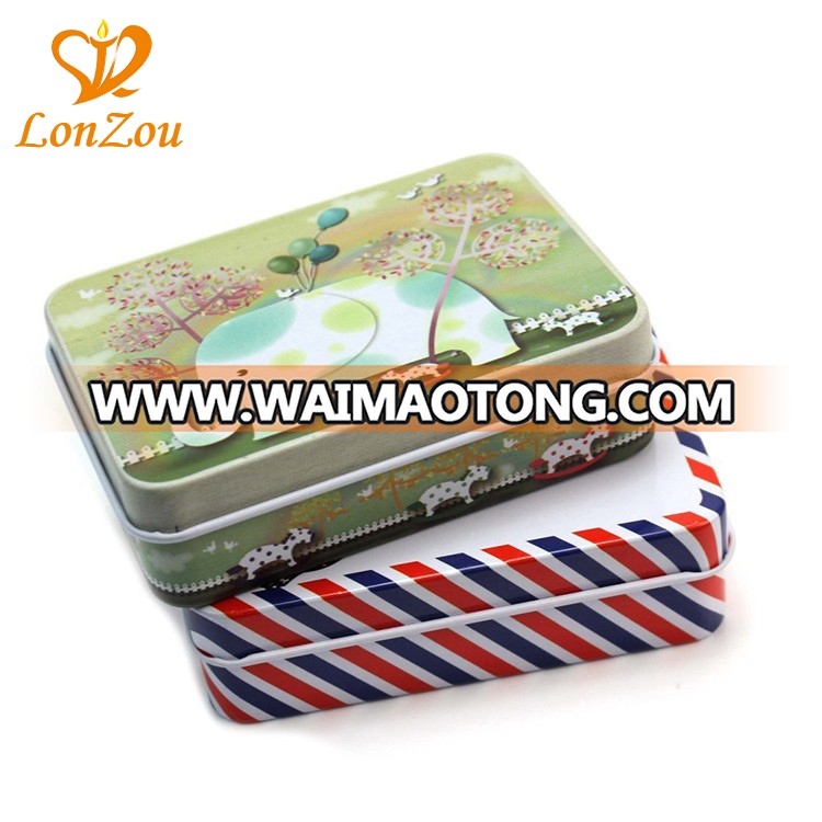 Tin gift box creative design oem multifunction pretty custom metal tin box