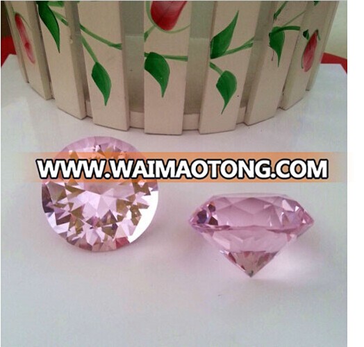 2017 new color K9 Crystal Glass Diamond Paperweight/Wholesale transparent Crystal Diamonds for Wedding Return Gifts