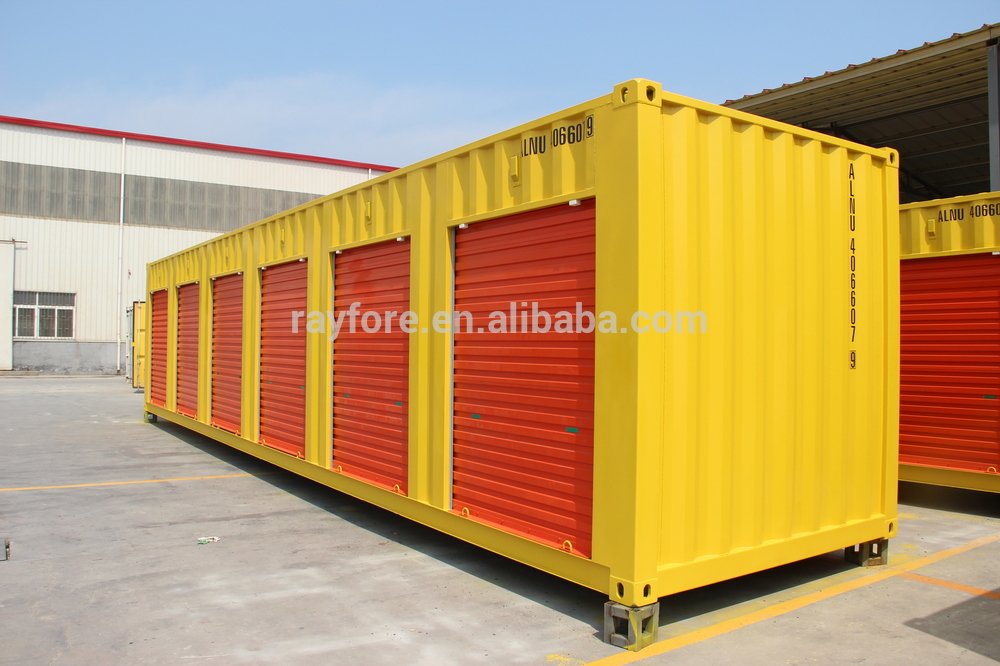 rolling shutter door 40ft high cube side open Storage shipping Container for sale