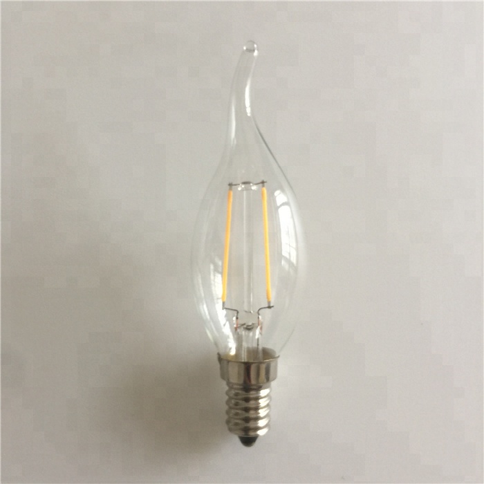 Decoration CA35 LED Filament Light CT35 Candle Light Bulb CT35 Tailed Lamp 4W 5W