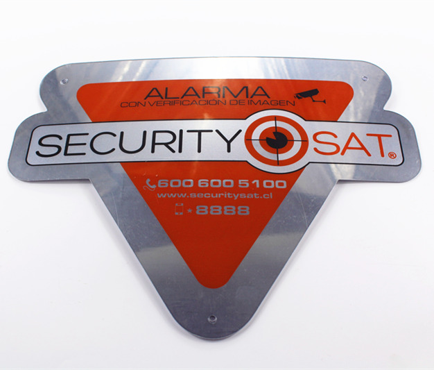 Custom security sign warning logo camera tips sign