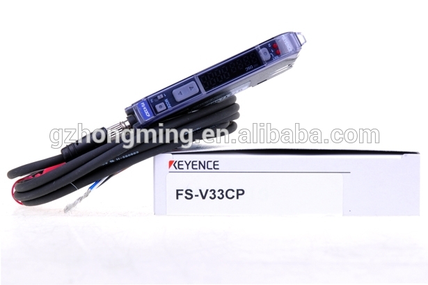 KEYENCE SENSORS FS-V33CP FS-V30 series Digital Fibre Optic Sensors Fibre Amplifier, M8 Connector Type, Main Unit, PNP