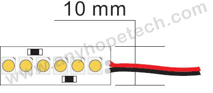 19.2w 240leds per m high CRI long life led commercial rope lighting