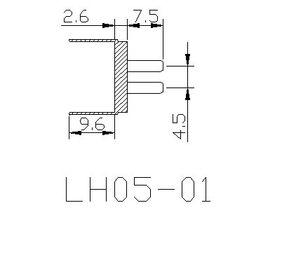 T5 lamp holder for lighting accessories or components