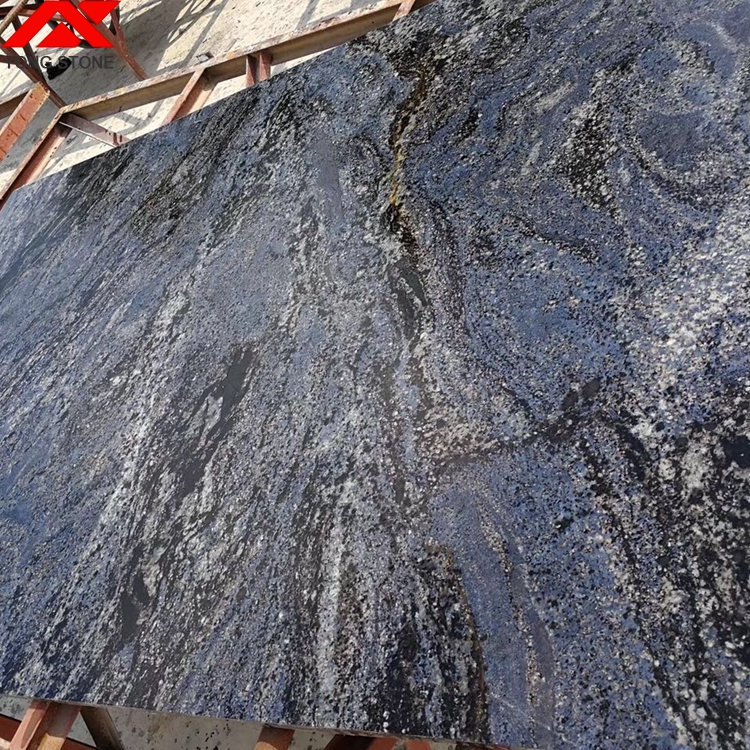 Exotic Polished 2cm Azul Infinito Alps Blue Granite Stone Colors Tiles Slabs