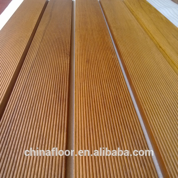 natural color oiled finished Burma Teak wood outdoor decking