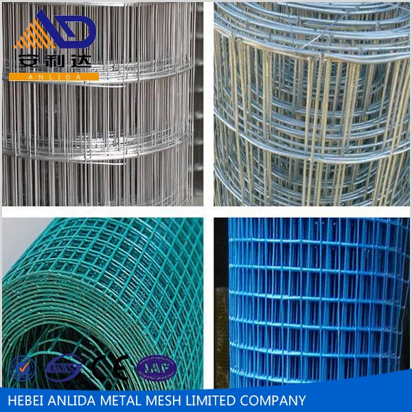 Galvanized Welded Wire Mesh / Welded Wire Mesh Fence / Inch Welded Rabbit Cage Wire Mesh