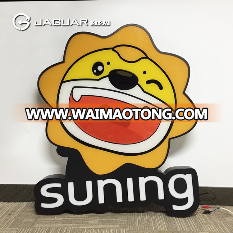 Manufacturer Custom Outdoor Store Stainless Steel Led Light Box Sign