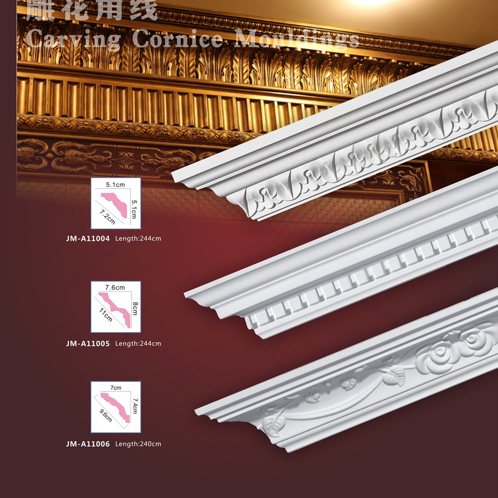 High Quality Good price beautiful new modern luxury polystyrene wooden moulding wood moulding