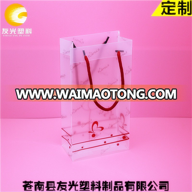 drawstring clear custom printing biodegradable plastic bag