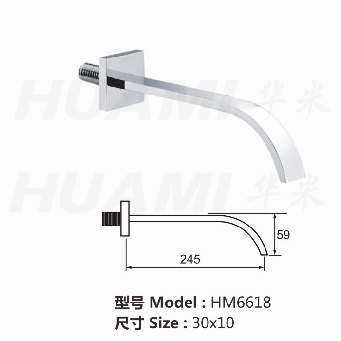 China Suppliers Luxury Square Design Unique Faucet Bathroom