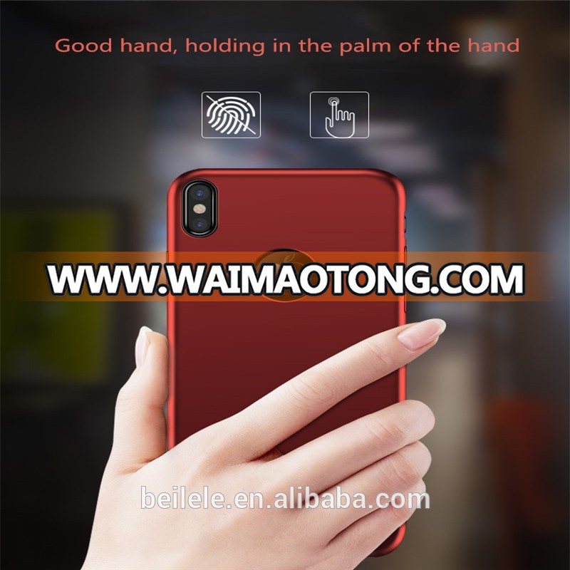 Hot selling Matte pc with ultra-fine mobile phone case for iphone X anti-drop all-round protective phone cover