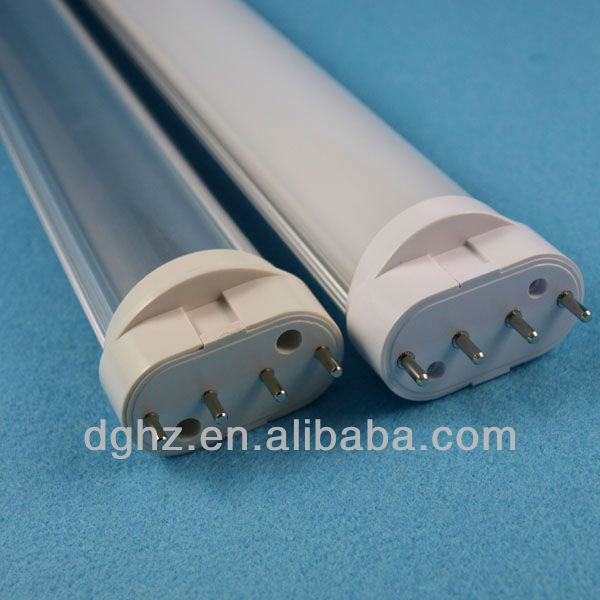 cover + aluminum led tube light casings with 2g11 LED lamp socket in China