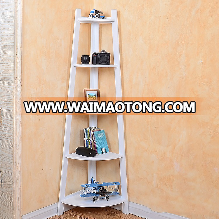 High Quality Wood Corner Shelf Design