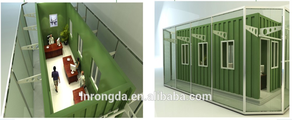 Aluminum foam panels protective bulletproof container house with ISO