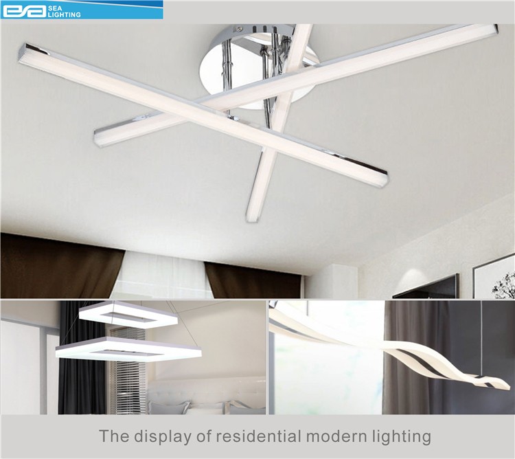 Indoor G4 European style led light glass modern ceiling light 1104269