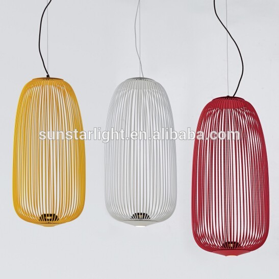 Creative Pendant Lamp,Metal Wire Ceiling Lamp, Hanging Pendant Light