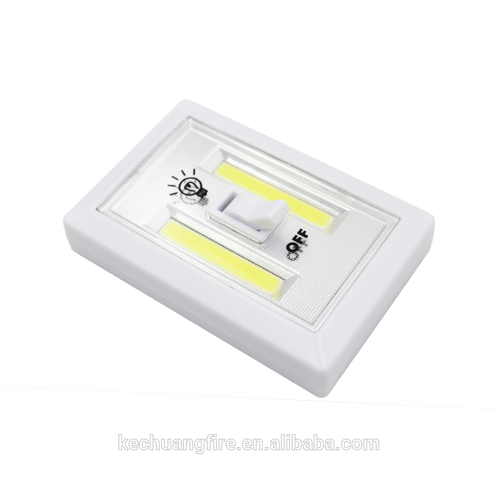 Mini Magnetic COB LED Lamp Switch Wall Night Lights / Battery Operated Kitchen Cabinet Garage Closet lamp / Emergency Light